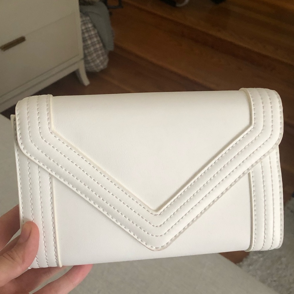 White Aldo Clutch